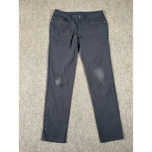Lululemon‎ ABC Pants Mens 34x31 Blue Classic Fit Chino Casual Golf Warpstreme